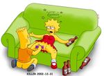  bart_simpson killer lisa_simpson tagme the_simpsons 