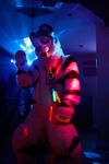  feline fursuit glowstick goggles male mammal rave real stripes tiger unknown_artist zakari 