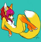  canine female fox lemon_(character) nude piercing skimpy solo speed_(artist) 