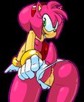  amy_rose anus butt female from_behind is_(artist) oekaki panties pixel_art pov pussy solo sonic_(series) tail underwear 