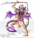  bikini collaboration dragon female scalie seel_kaiser skifi skimpy solo tail weapon wings 