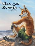  beach blotch canine claws diego dog&#039;s_days_of_summer looking_at_viewer male sea seaside shorts solo topless 