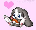  &hearts; carrot cute ears hindpaw hug lagomorph rabbit schnuffel solo zinacat 
