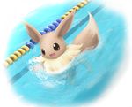  eevee nintendo pemyu pok&#233;mon pok&eacute;mon solo swimming tail video_games water 