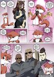  chochi comic english_text fox fur human lovely_pets mammal mike_blade red red_fur text 