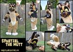  cute dog fursuit german_shepherd looking_at_viewer male mammal real solo spaetzel unknown_artist yellow_eyes 