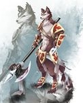  armor axe canine pk25mn25 weapon wolf 