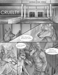  canine comic cruelty male piercing rukis school wolf 