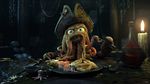  arthropod cephalopod crustacean davey_jones eating food hi_res marine nightmare_fuel pirates_of_the_caribbean squid sushi wallpaper 