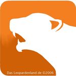  2006 feline leopard logo orange solo text white 