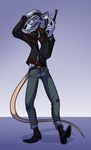  boots cigarette facial_hair greaser grin hair jeans male mammal mouse mustache rodent solo tail yasminachan 