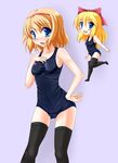  alice_margatroid bad_id bad_pixiv_id highres multiple_girls school_swimsuit shanghai_doll swimsuit tera_hiroshi touhou 