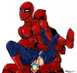  deadpool marvel peter_parker spider-man wade_wilson 