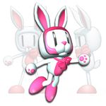  cosplay lagomorph mammal plain_background rabbit unknown_artist white_background white_bomber 