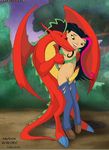 american_dragon crossover dragon female forced human jake_long juniper_lee juniper_lee_(character) male mammal penis rape red_body red_dragon straight the_life_and_times_of_juniper_lee unknown_artist wings 