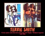  1995 bra cheetah couple feline female human image_macro jeans lesbian panties playboy snow_leopard standing terrie_smith the_truth underwear window 