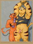  anthro balls bdsm biceps big_muscles bondage bound cat chance_furlong dildo duo feline gay jake_clawson male mammal muscles nipples nude penis razor rope rthur sex_toy swat_kats t-bone 