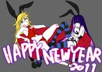  2011 animal_ears bunny_ears panties panty_&amp;_stocking_with_garterbelt panty_(character) panty_(psg) stocking_(character) stocking_(psg) underwear 