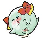  &#24341;&#12365;&#20986;&#12375;&#12398;&#22885; boo bow cum cum_in_pussy cum_inside drool drooling female lady_bow open_mouth paper_mario plain_background pussy ribbons saliva solo spreading steam tongue tongue_out unknown_artist white_background 