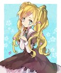  blonde_hair cordelia_glauca dress highres solo soto tantei_opera_milky_holmes twintails 