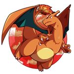  charizard dragon hinami nintendo plain_background pok&#233;mon pok&eacute;mon solo video_games white_background wings 