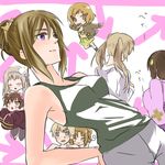  6+girls 8girls america_(hetalia) artist_request axis_powers_hetalia breast_grab breasts chibi china_(hetalia) england_(hetalia) france_(hetalia) genderswap germany_(hetalia) grabbing japan_(hetalia) japanese multiple_girls northern_italy_(hetalia) russia_(hetalia) translation_request united_kingdom_(hetalia) 