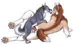  anal animal anthro anthro_bestiality canine canine_penis feral gay interspecies male penis tani_da_real wolf 