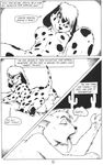  black_and_white breasts canine comic cunnilingus dalmatian dog english_text feline female jacosta james_m_hardiman male mammal monochrome nude oral oral_sex plain_background sex text tom ups_and_downs vaginal white_background 
