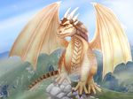  draco dragon dragonheart feral male scalie solo vani-fox wings 