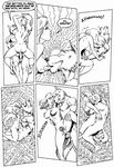  big_bad_wolf black_and_white breast_lick breasts butt canine comic female from_behind hair human human_on_anthro interspecies licking line_art little_red_riding_hood long_hair male mammal monochrome necklace penetration penis pussy sex straight tongue unknown_artist vaginal vaginal_penetration wolf 