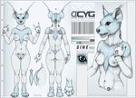  android breasts ecmajor female hyena model_sheet nude sine solo 