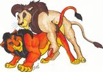  anal anal_penetration blaquetygriss disney doggy_position doggystyle feline feral feral_on_feral from_behind fullbloodlion gay lion male mammal penetration scar scar_(the_lion_king) sex the_lion_king 