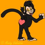  &hearts; animated butt gif loop monkey primate solo spookaboo 