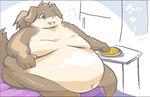  &#21452;&#8224;&#33865; ?&dagger;? dog male mammal morbidly_obese overweight solo 