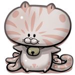  :3 ambiguous_gender bell cat cathuhlu chibi cute feline hydrocephalus petaroh solo tentacles whiskers white_background 
