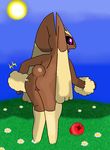 apple bee bee_sting butt crying female lopunny pain pok&eacute;mon pussy solo sting tears 