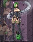  &hearts; animal_ears big_breasts black black_hair boots breasts bustier chinchilla collar cybil emerald_(yuureikun) female fingerless_gloves fishnet fluffy garter_belt garters gloves green green_eyes green_hair guitar hair high_heel high_heels legwear lingerie lips lipstick long_hair looking_at_viewer mammal mouse_ears nipple_piercing nipples panties piercing pussy rodent solo stockings tail tattoo underwear yuureikun 