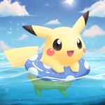  inflatable nintendo pemyu pikachu pok&#233;mon pok&eacute;mon solo swimming tail video_games water 