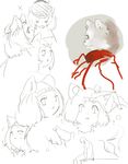  cat feline mammal plain_background sindoll sketch white_background 