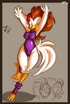  avian breasts chicken claws female jiji leotard mel_the_hybrid 