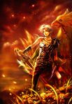  alternate_costume boco butz_klauser chocobo dissidia_final_fantasy final_fantasy final_fantasy_v male_focus orange_(color) red sword tsuya_iruka weapon 