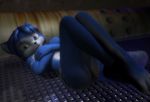  blue canine daymond42 fox krystal lying solo star star_fox video_games 