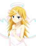  angel blush dress panty_&amp;_stocking_with_garterbelt panty_(character) panty_(psg) smile wings 