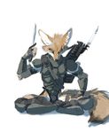  armor bayonet canine coyote crossed_legs irv knife male rifle sitting solo sulacoyote 