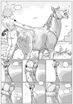  animal anus butt comic equine equine_pussy female feral furronika horse human interspecies male mare oral penis pussy sex size_difference straight zoo 