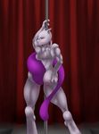  breasts butt female mewtwo nude pok&eacute;mon pole presenting pussy solo stripper 