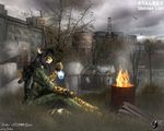  artifact cheetah chernobyl feline green_eyes gun male mammal ranged_weapon russian s.t.a.l.k.e.r. selker weapon 