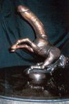  drew_khalouf equine horse horsecock just_plain_damn_weird male mammal metal penis penis_creature sculpture what 