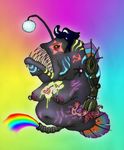  angler_fish disco_ball elvis nipple_peircing rainbows robot_arm sparkle what ಠ_ಠ 