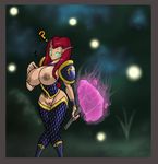  ? armor big_breasts blood_elf breasts elf female glowing_eyes hammer lordstevie solo unconvincing_armour warcraft weapon world_of_warcraft ♪ 